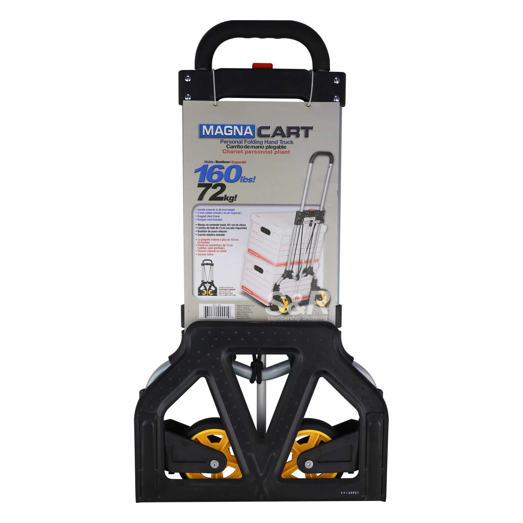 Magna Cart Personal Folding Hand Truck 1pc